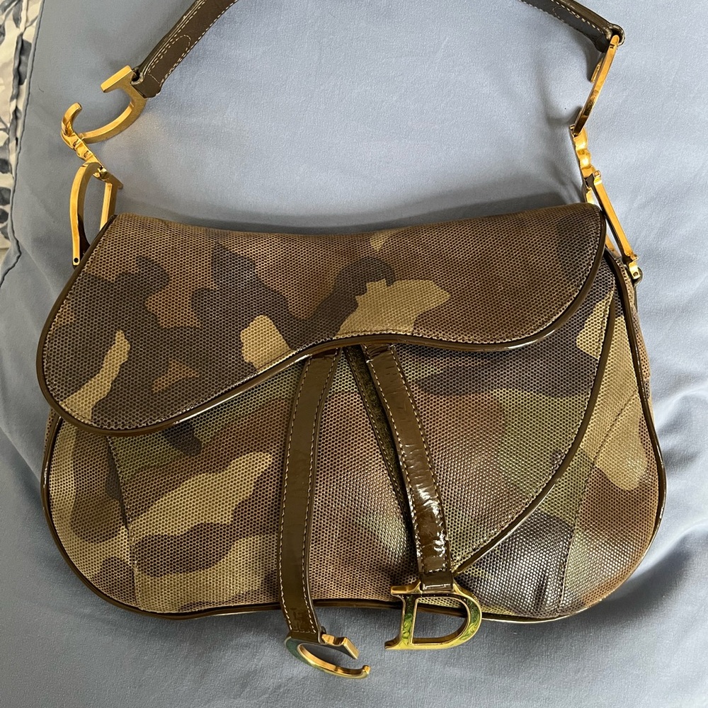 Authentic Christian Dior saddle bag